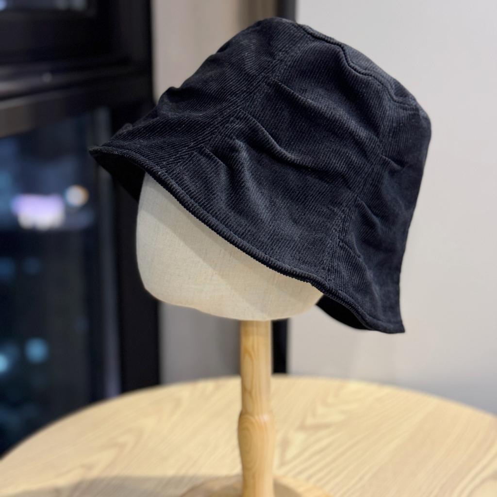 Pleated Fisherman Hat Women's Autumn Solid Color Sun Hat Versatile Face Showing Small Basin Hat Simple Casual Trend