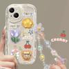 3D Flowers Animals With Bracelet New Phone Case For Infinix Hot Note Zero GT 50 40 30 Smart 9 Play Pro Plus Camon30 4G 5G Cover