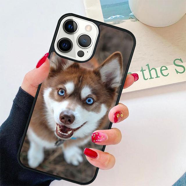 Siberian Husky Dog Coque Shell For iPhone 17 Air 15 16 14 13 12 Pro Max 11 Pro Max Plus Phone Case Cover