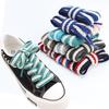 Colorblock Shoelaces for Sneakers Quality 1.5cm Widen Flat Shoelace Brand Cotton Laces for Shoes 100/120/140/160CM Shoestrings