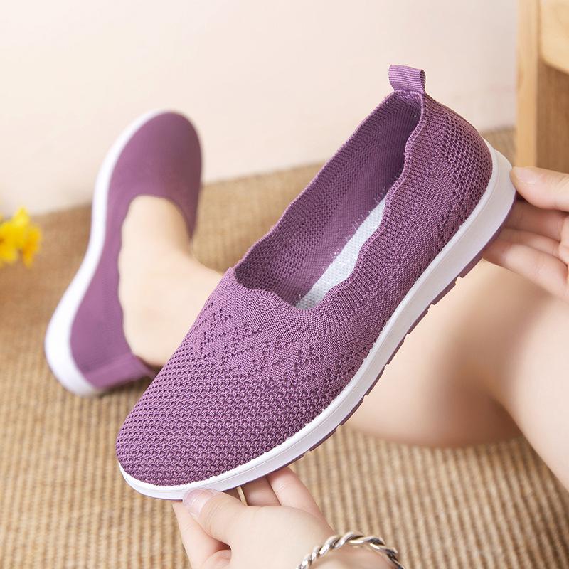 Buy New Solid Color Women's Fashion Flat Heel Casual Shoes Summer