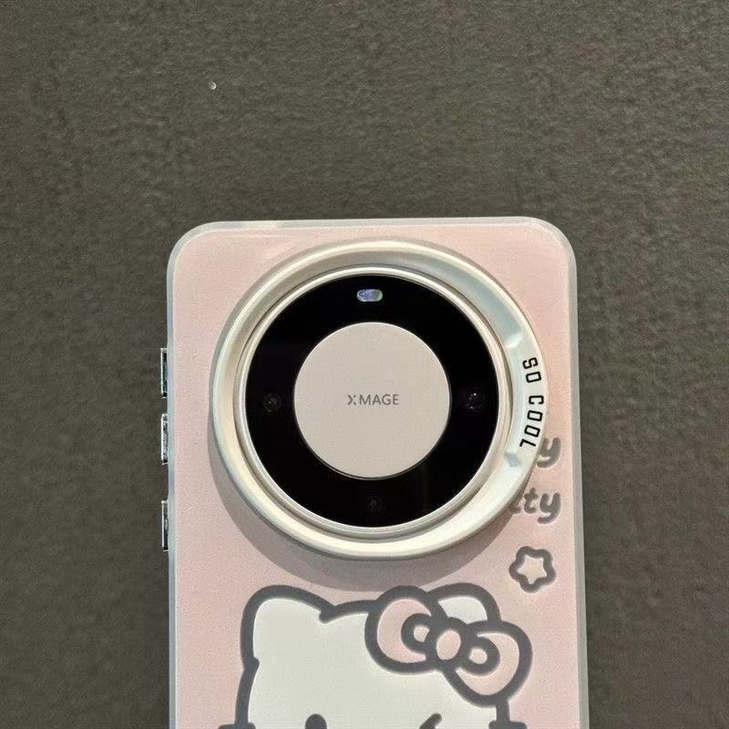 Hello Kitty Mate70 protective case Mate60 ultra-thin P70Pro painted light luxury Mate40