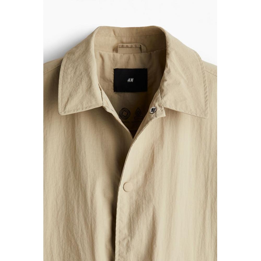 H M coacH Jacket Loose Fit Beige