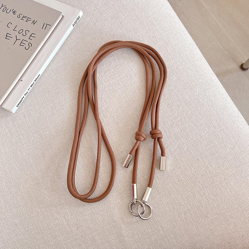 Adjustable Crossbody Women's Universal Phone Case with Keychain - Drop-Proof, Sturdy, and Durable Lanyard Style