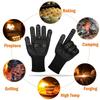 2024 New BBQ Oven Gloves 800 Degrees Fireproof Heat Resistant Gloves Silicone Oven Mitts Barbecue Heat Microwave Gloves
