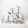 Shoe Display Stand,Risers Stand Countertop Adjustable Shoe Rack Retail Supplies Stainless Steel Shoe Display Shoe Rack