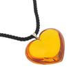 Baccarat Heart Necklace Silver925 12.0g Women Used