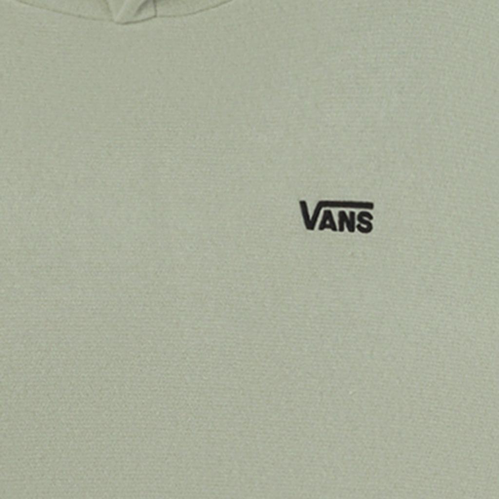 Vans Logo Print Hoodie Women Tops Green VN0A7RMIUDP