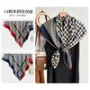 Silk twill 14 mmi large silk scarf women's fashion versatile high-end mulberry silk square scarf light luxury versatile 90 shawl