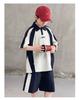 Children's Summer Casual Polo Shirt Two-Piece Set