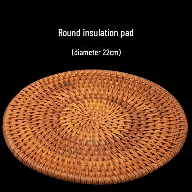 Handmade Vietnamese Rattan Tea Coasters and Placemats for Tea Ceremony