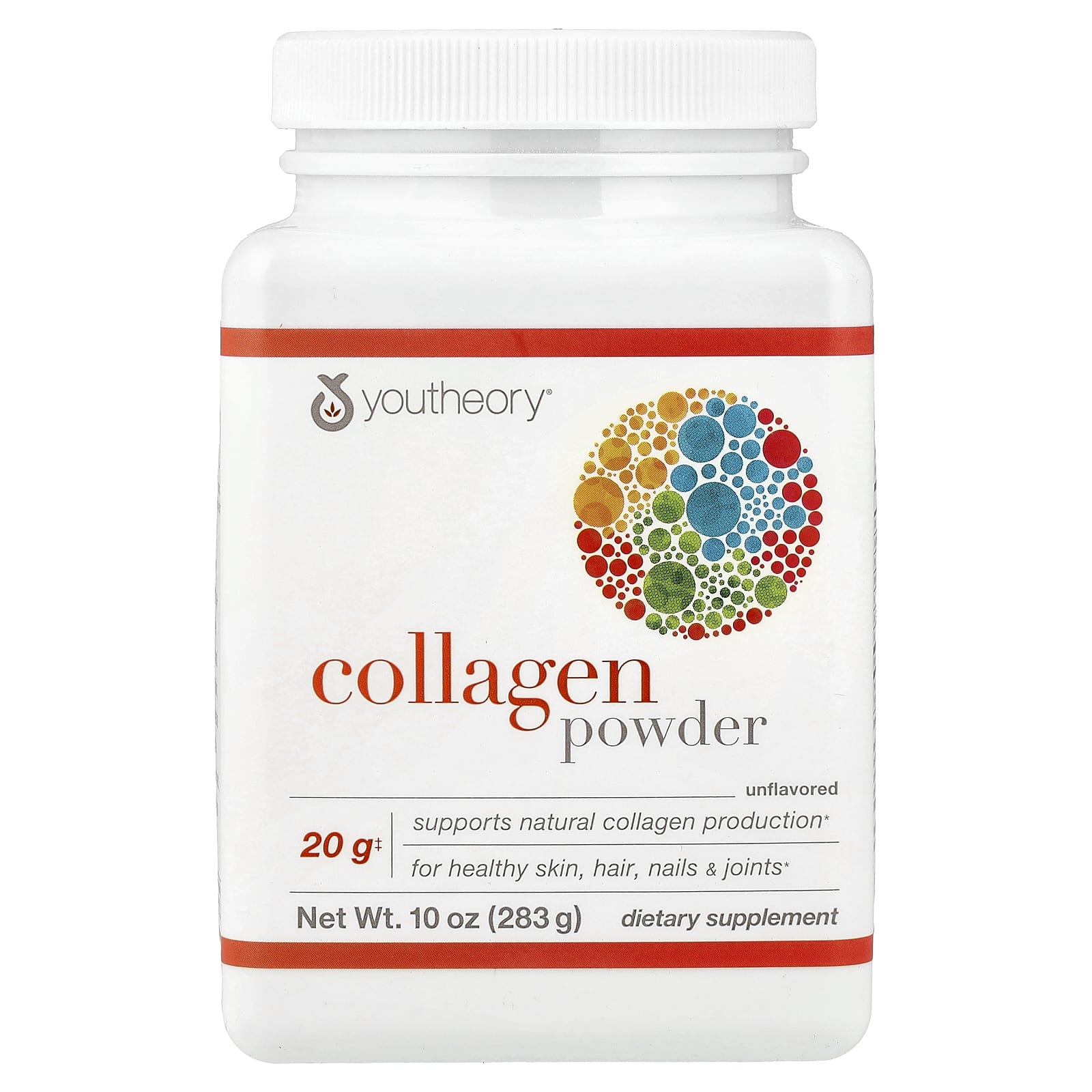 

Collagen Powder, Unflavored, 283.5G(10Oz)