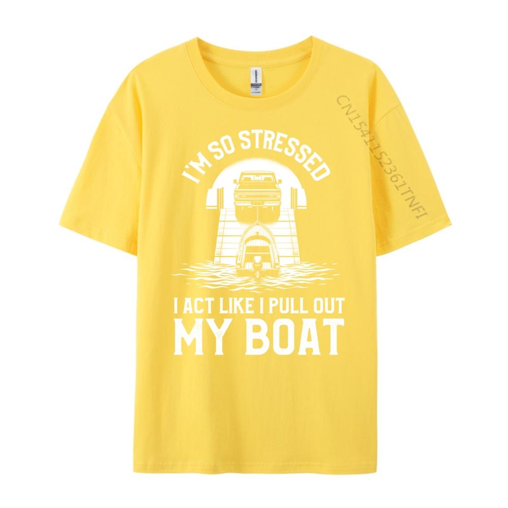 Funny Boat Accessories For Men Captainboating Boat Captain Clothing High Quality Graphic Tee Shirt Casual