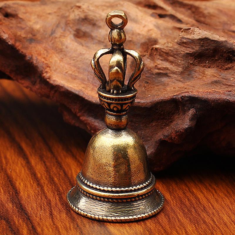 

Антикварные латунные колокольчики, Культурные подвески для брелоков, Креативные автомобильные аксессуары