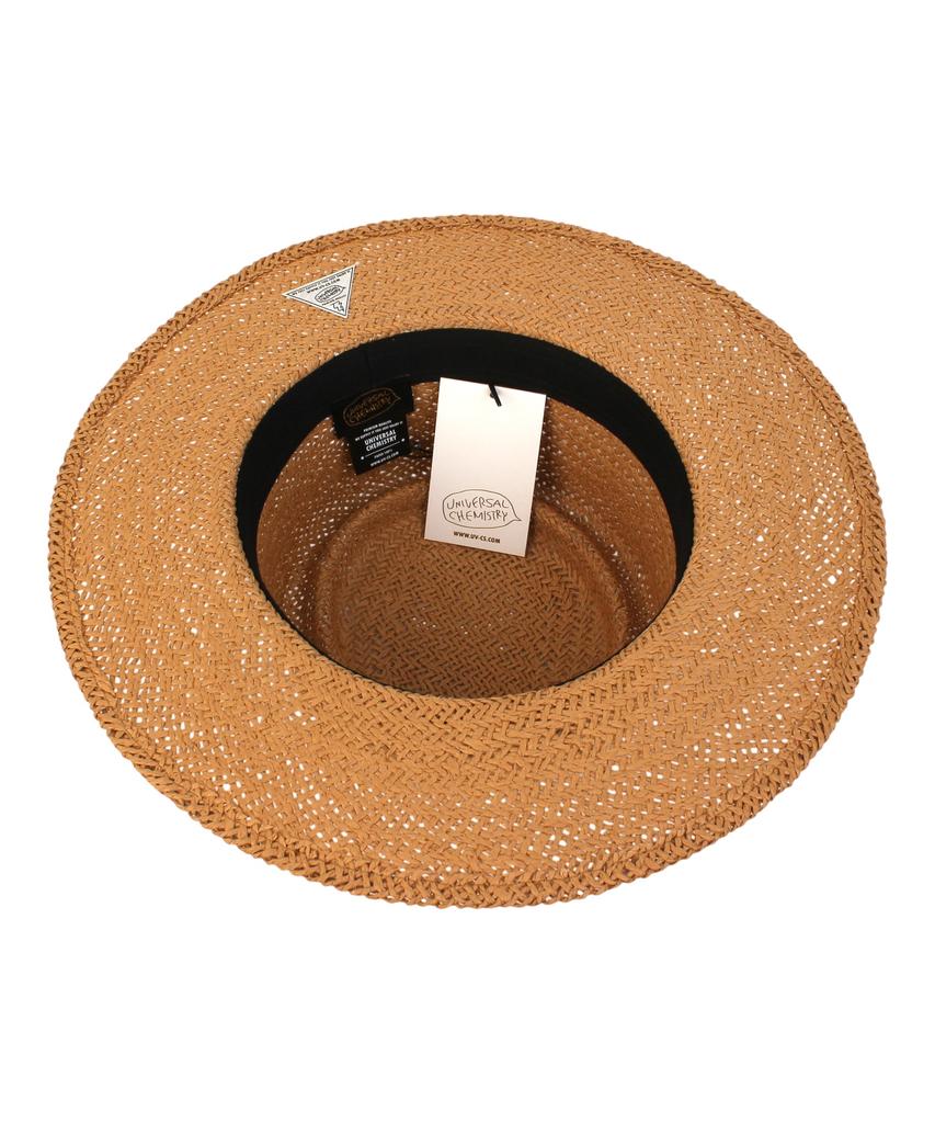 Yunibeosyeolkemiseuteuli Home Brown Simple Panama Hat Panama Hat