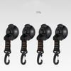 4pack Suction Cups with Hook Car Camping Tie Down Sucker Cup Outdoor Tarps Hook for Camping Gears and Outdoor Use
