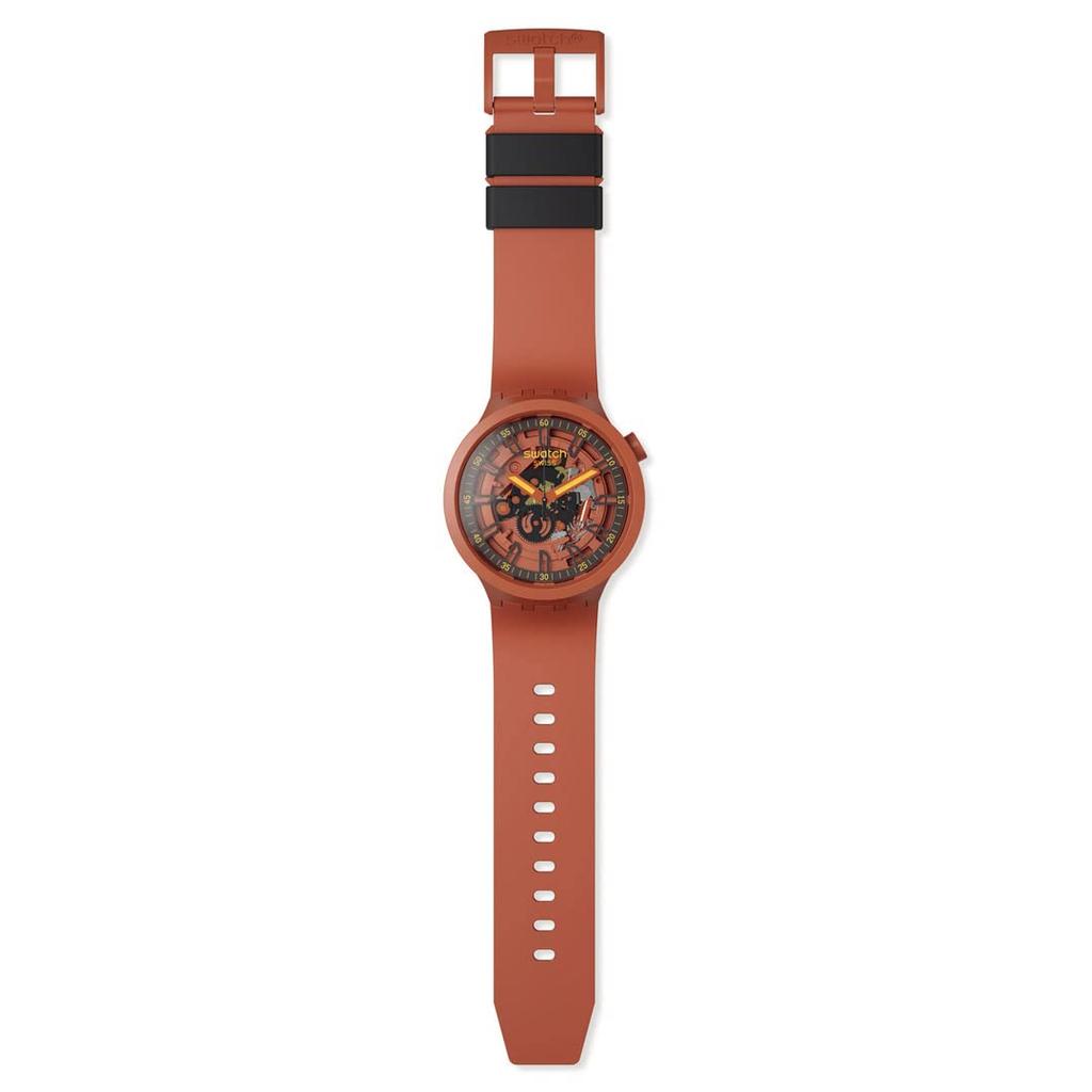 Swatch Open Hearts Big Bold Watch, SB01R100, Red