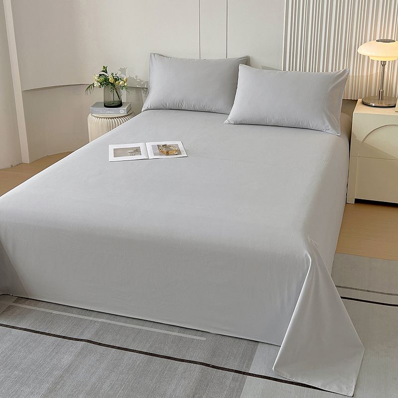 Lenzuolo Spesso Monocolore Stile Ins, Biancheria da Letto Antipolvere per Tutte le Stagioni per Singolo & Matrimoniale, Dormitorio, Casa