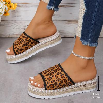 2024 Neue Sommer-Sandalen aus Hanfseil mit geflochtenen Keilabsätzen und dicken Sohlen für Damen Große einreihige Sandalen für Damen
