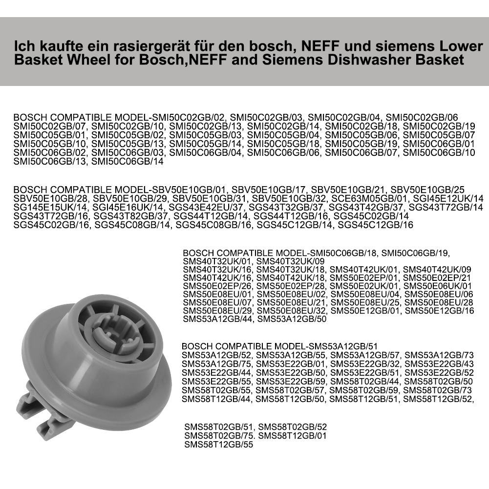 Košíková kola ABS Materiál Košík Role pro Bosch Role Ø:37 mm