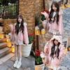 2026 Unisex Oversized Hooded Zip-Up Cotton Blend Sweater Jacket - Soft Sweet Korean Style Loose Fit