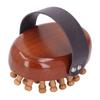 Massage Brush Ergonomic Design Portable Solid Wood Handheld Massager Body Brush for Home