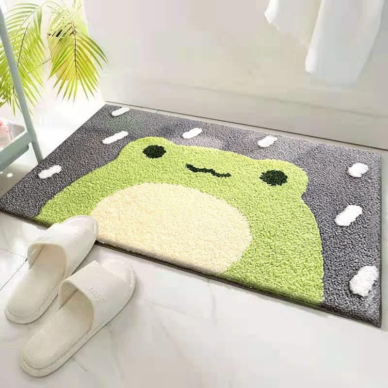Ins Stijl Licht En Fris Imitatie Kasjmier Vloermat Voor Slaapkamer, Badkamer, Toilet, Entree En Woondecoratie. 40X60CM (1.3X2FT