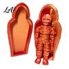 Ancient Egyptian Mummy Figurine 3D Printed Pharaoh Sarcophagus Set Articulated with Trendy Room Decor Storage Case Collectible Fidget Toy