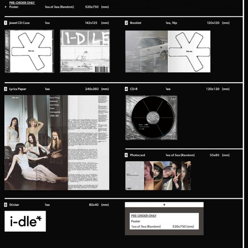 I Dle We Are minI Album specIal jeWel Ver. 