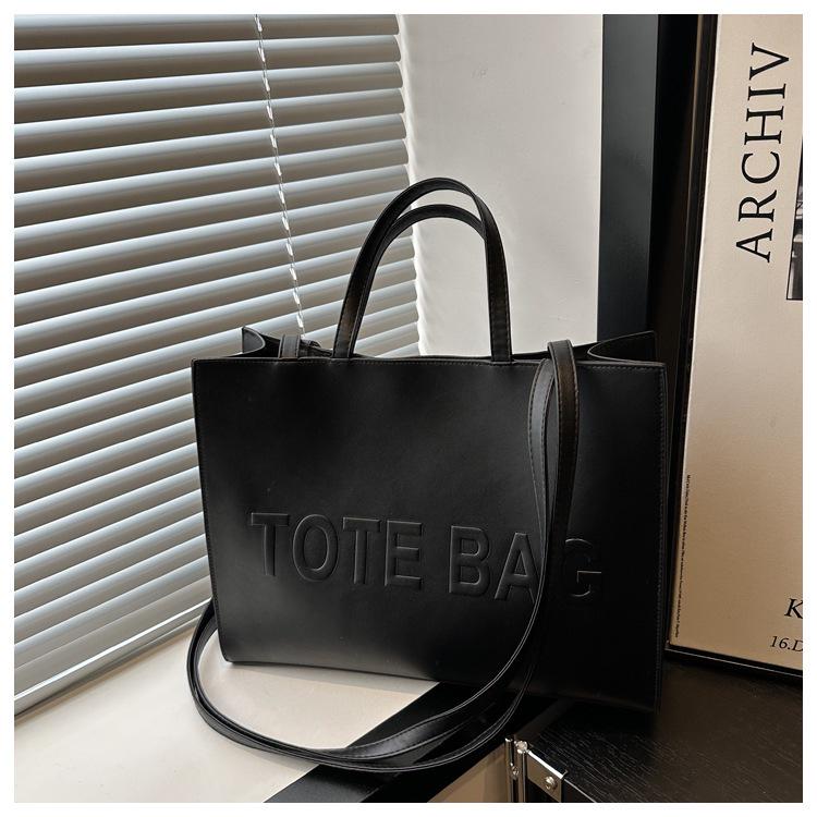 2025 Large Capacity Women's Retro Crossbody Tote Bag - Trendy Autumn Commute Handbag for College Students