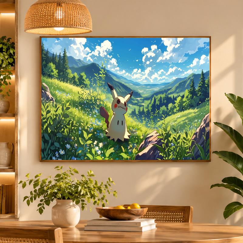 5D Diamond Painting Mimikyu DIY Full Drill Diamond Art Kit Home Decoration