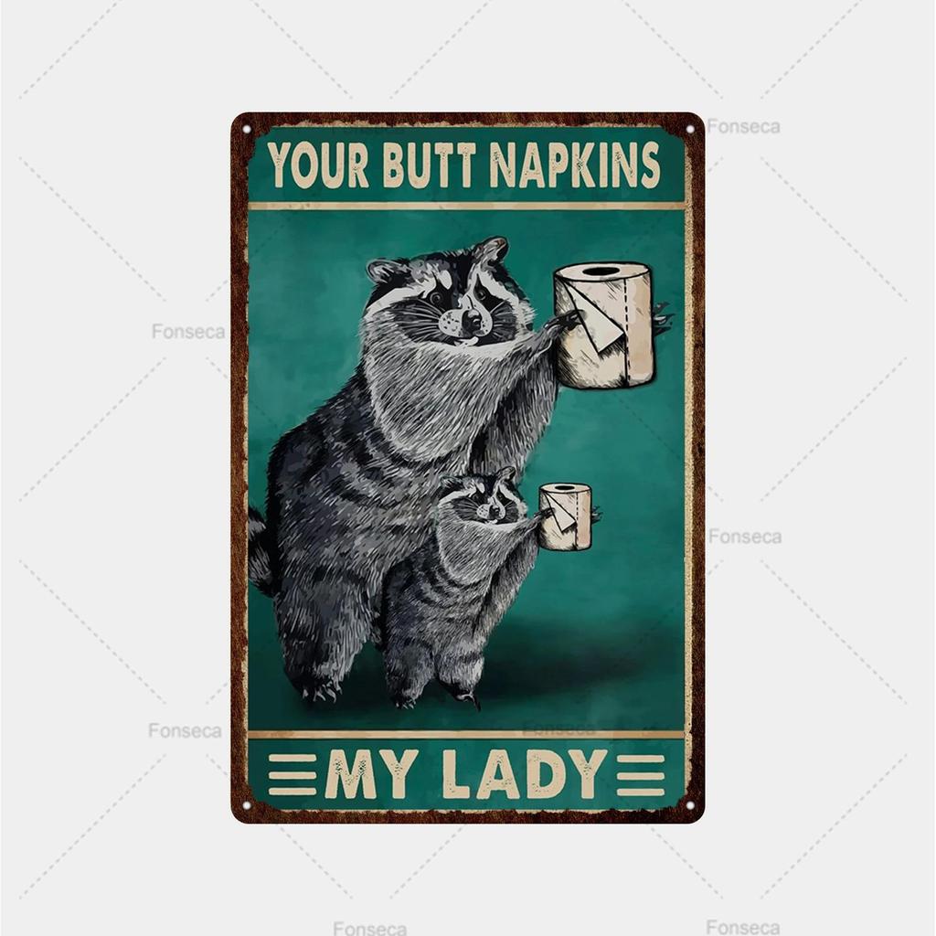 Język migowy zwierząt Kolorowy metalowy znak Dekoracja pokoju Bar Plakat ścienny Puszka Retro Zardzewiały napój Żelazo Piwo Dekoracja hotelu