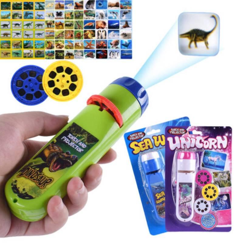 Children's Led Projection Toy With Dinosaur Style Develop Visual And Intellectual Skills