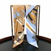 90cm Twill Silk Scarf For Ladies Manual Hand Rolled Square Belt Chain Scarves Luxury Women Echarpes Foulards Wrap Bandana Hijab