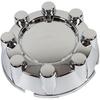 ONE Rear F250 F350 SD 4x4 Chrome Wheel Center Hub Caps 8 Lug Rim Lug Cover Hubs