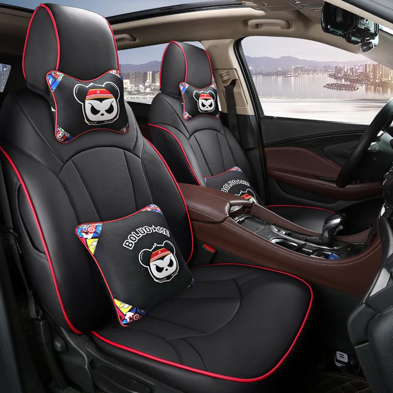 Buick Encore All-Season Leather Car Seat Cover with Original Texture, Full Surround, Custom Fit