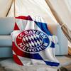 1PC FC Bayern München Printed Soft Flannel Blanket Throw for Adult Bedroom Living Room Sofa Camping Travel Fan Gifts Christmas Gifts
