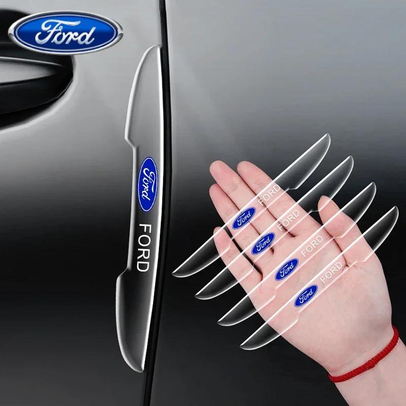 Autoaufkleber Ford Unsichtbar Auto Türgriff Schüttel Kratzer Schutz Für Ford Fiesta Ranger Focus Kuga Mustang S-MAX Transit Mo