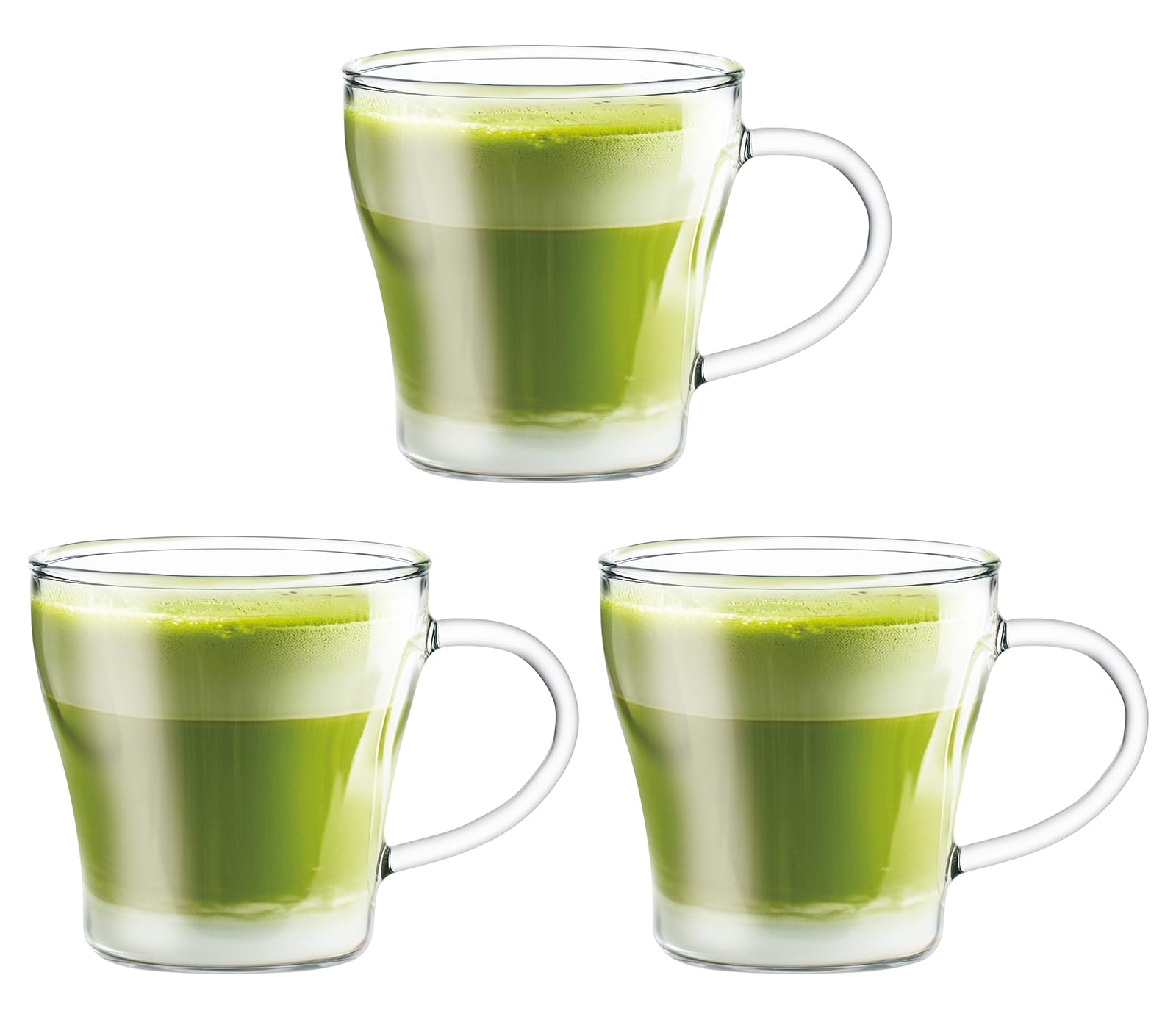 

Набор стаканов Toyo Sasaki для посудомоечной машины и микроволновой печи, стеклянная кофейная кружка, коммерческая, термостойкая, 330 мл, 3 шт., Безопасный, Кружка, Стекло, Стекло, TA-501-JAN