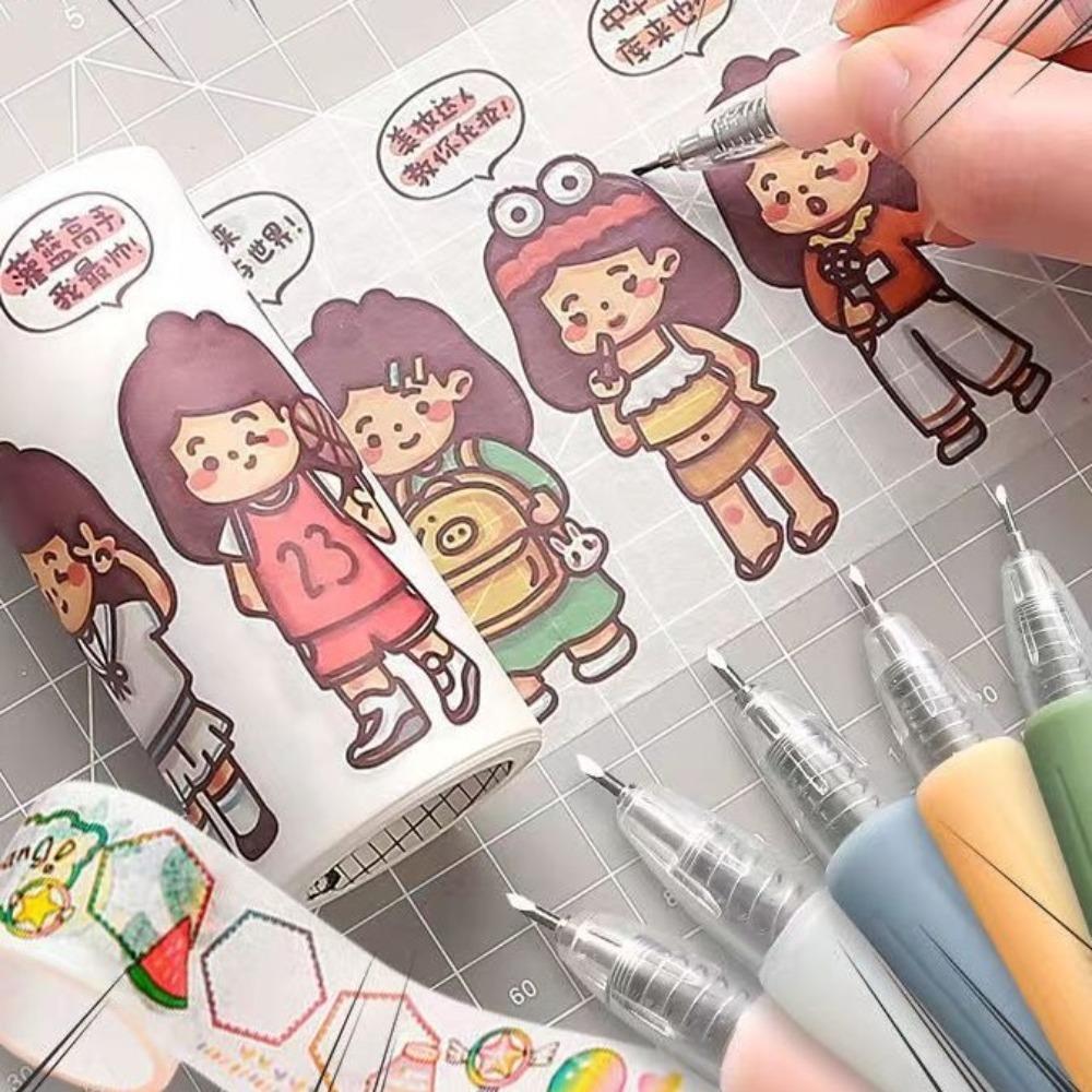 Cut Paper Student Utility Knife Pen DIY Craft Art Utility Knife Pen  School Supplies