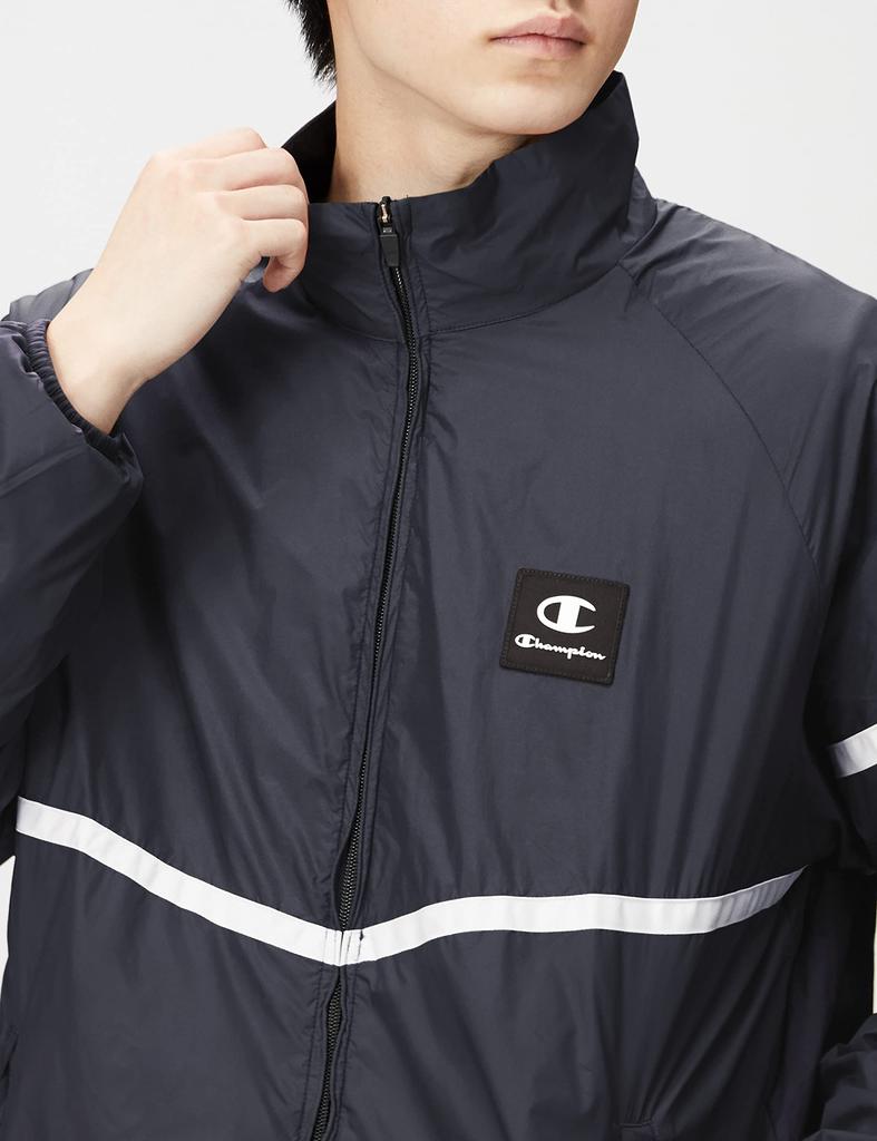 Champion Long Sleeve Warm Windproof Zip Jacket with Logo C3-WSC02-090-XL Water-Repellent One-Point