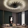 Modern Firework Led Ceiling Lights Home Decor Living Room Bedroom Ceiling Lamps Lustre Lighting Black Gold Mounted Lamp Fixtures