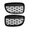 Meteor Black Front Grille Fit BMW 1 Series E81 E87 E82 E88 128i 135i 2008-2012
