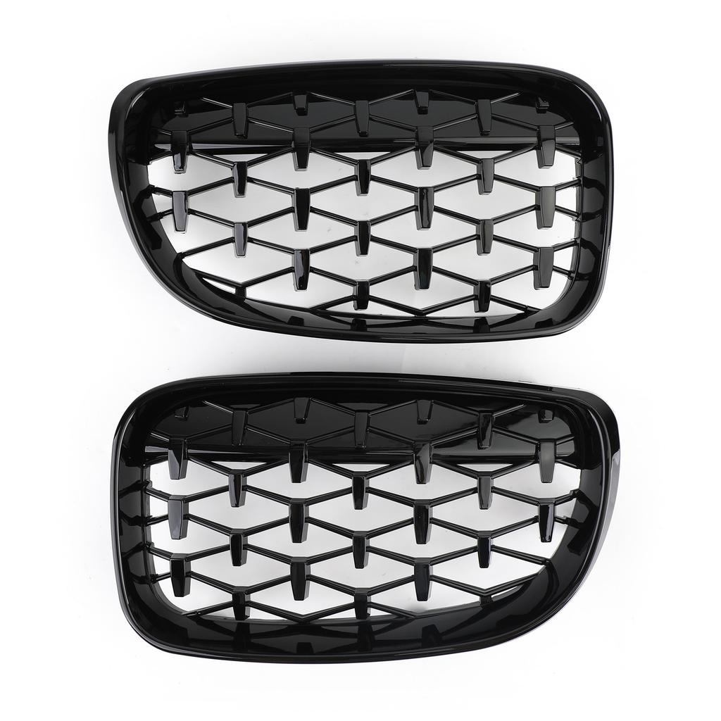 Meteor Black Front Grille Fit BMW 1 Series E81 E87 E82 E88 128i 135i 2008-2012