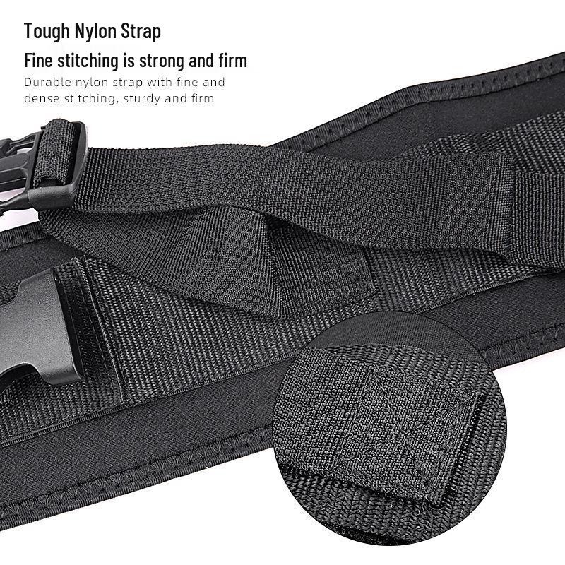 Leather Hip Thrust Weight-Bearing Fitness Belt for Dumbbell Training