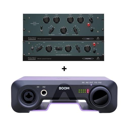 Apogee BOOM USB Audio Interface, 2-in, 3-out (Headphone 0 Ohm Output), Compatible with Mac & Windows, 24-bit/192kHz with Hardware DSP, USB Type-C, Ide