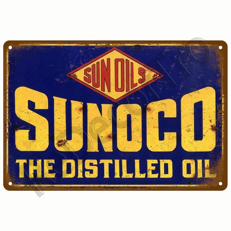 Retro Motor Oil Gas Tire Závodní plechová cedule Plakát Železné pláty Plechová cedule Garáž Bar Hospoda Klub Muž Jeskyně Dekor domova Nástěnná dekorace Umění