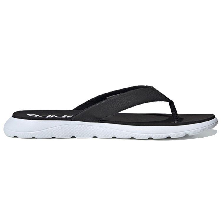 adidas Sandala Confortabilă 'Negru Alb' EG2069