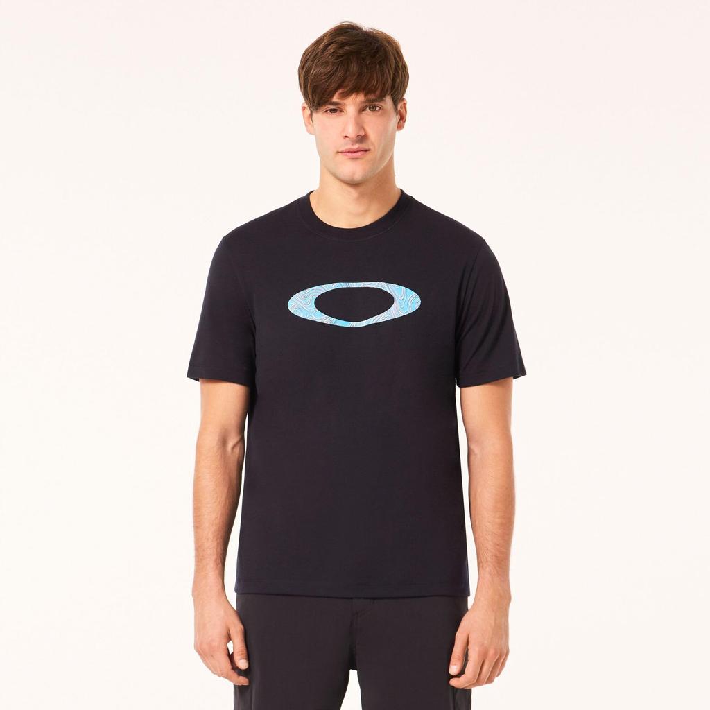 Oakley MTL Ellipse Sun Tee Blackout Size S Size (02E) T-Shirt, (Japanese M)