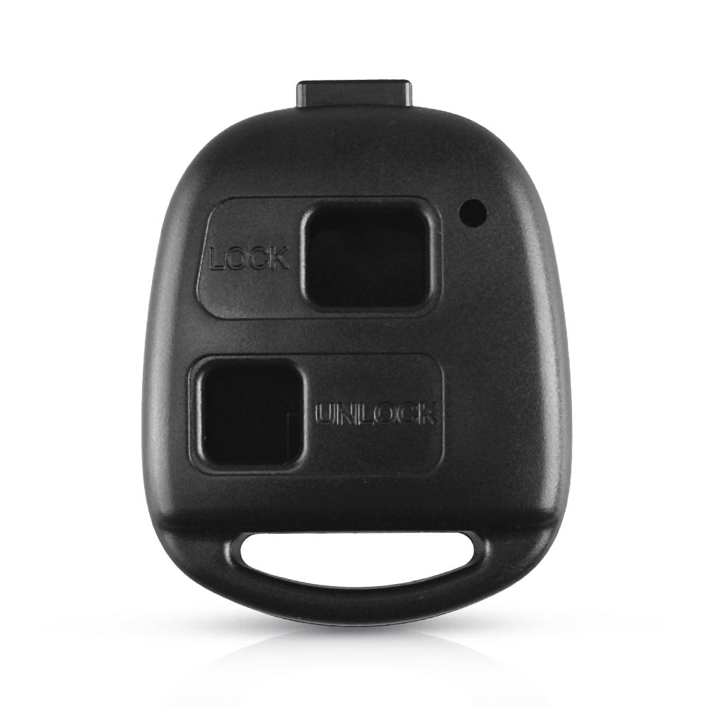 Capa de Chave de Carro Remota Para Toyota Corolla Land Cruiser Yaris Camry Rav4 Para Lexus Rx300 Es300 2/3 Botões Estojo de Chave Fob Logo